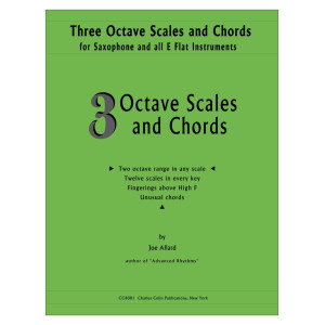 Three Octave Scales and Chords para Saxofone JOE ALLARD